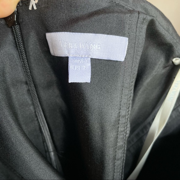 Vera Wang Strapless Black Tulle Dress - Picture 3 of 3